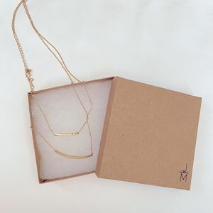 Elliot Pre-Layered Bar Necklace